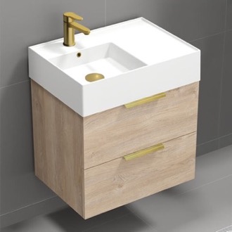 Bathroom Vanity Modern Bathroom Vanity, Small, Floating, 24